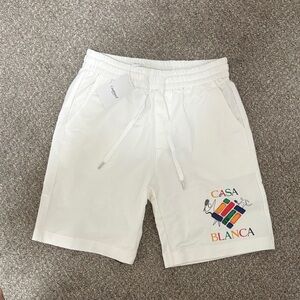 Casablanca White Athletic Shorts